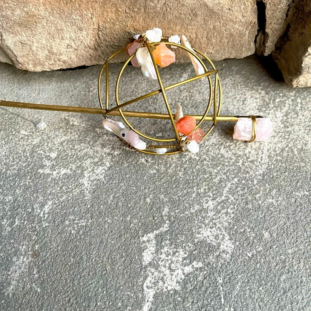 New🌟free People-Ariana Ost Whitney Pearl Bun Cage